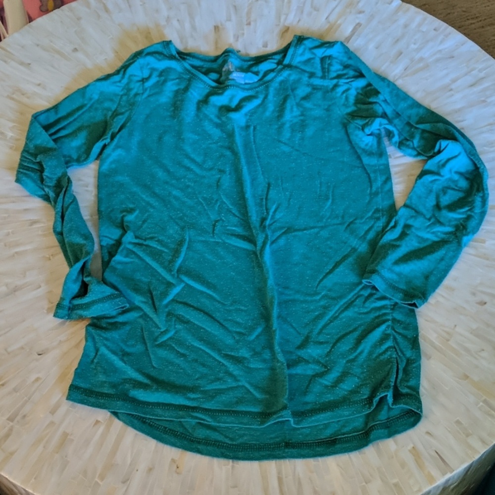 Long sleeve green tee